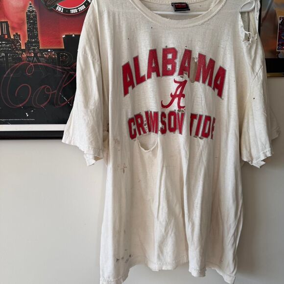 Vintage Alabama Crimson Tide Distressed Tee - Picture 5 of 6